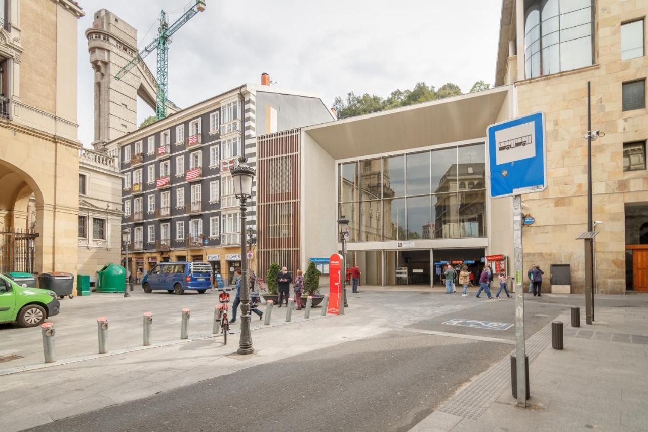 Paseo Del Arenal En El Casco Viejo Apartman Bilbao Kültér fotó